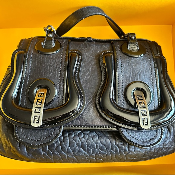 Fendi Handbags - Fendi B. Leather Shoulder Bag